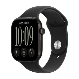 ساعت هوشمند 46 میلی‌متری اپل مدل Watch Series 12 Aluminum Case با بند سیلیکونی، سازگار با iOS