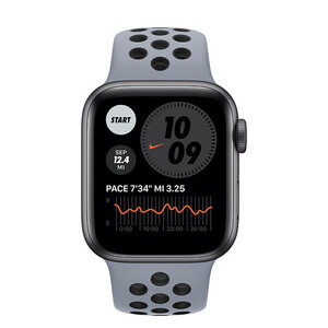 ساعت هوشمند اپل واچ سری 6 مدل 44mm Space Gray Aluminum Case with Nike Sport Band