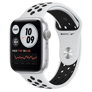 ساعت هوشمند اپل واچ سری 6 مدل 44mm Space Gray Aluminum Case with Nike Sport Band