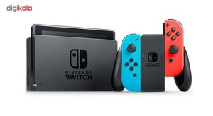 کنسول بازی نینتندو مدل Switch Neon Blue and Neon Red Joy-Con