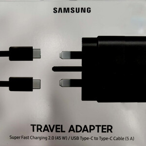 شارژر دیواری سامسونگ مدل EP-TA845-vietnam به همراه کابل تبدیل USB-C