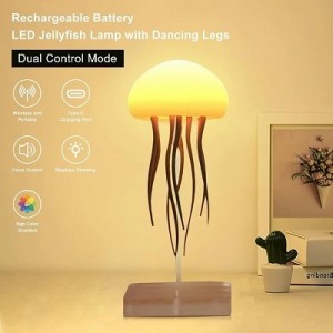 چراغ خواب عروس دریایی شارژی و معلق مدل AURORA