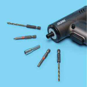 پیچ گوشتی شارژی ام دی اچ ال مدل MD-8728  مجموعه 30 عددی