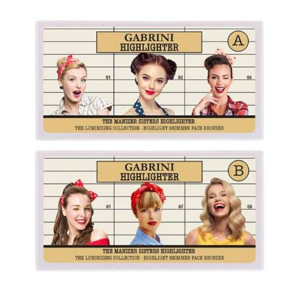 پالت هایلایتر سه عددی گابرینی وزن ۱۰۰ گرم