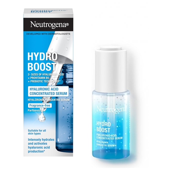 سرم آبرسان نوتروژینا مدل Hydro Boost حجم ۱۵ میل