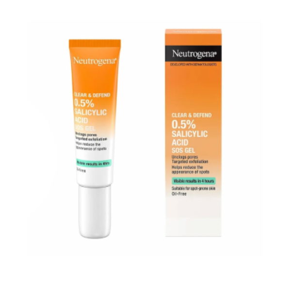 ژل ضدجوش فوری 4 ساعته نوتروژینا مدل Clear & Defend SOS Gel حجم 15 میلی‌لیتر