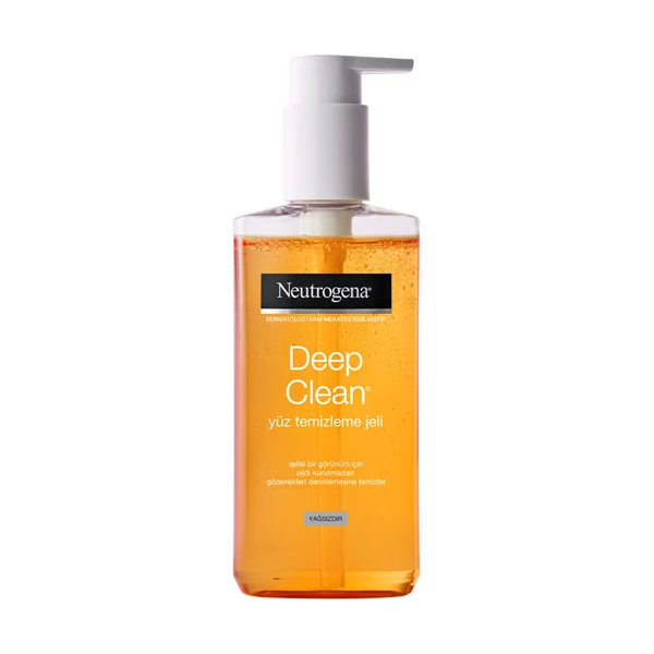 ژل شستشوی پاک‌کننده عمیق نوتروژینا مدل Deep Clean حجم 200 میلی‌لیتر