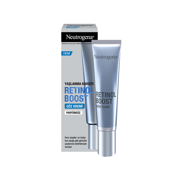 کرم ضد پیری و ضد چروک دور چشم نوتروژینا مدل Retinol Boost حجم 15 میل
