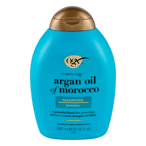 شامپو فری سولفات احیا و ترمیم کننده او جی ایکس مدل روغن آرگان حجم 385 میل
