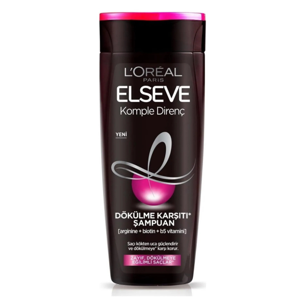 شامپو ضد ریزش لورآل مدل Komple Direnç Dökülme Karşıtı حجم 390 میل