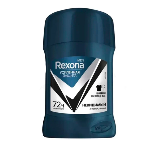 استیک ضد تعریق مردانه 72 ساعته رکسونا مدل invisible on black and white حجم 50 میل
