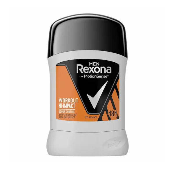 استیک ضد تعریق مردانه 48 ساعته رکسونا مدل Workout Hi-Impact حجم 50 میل