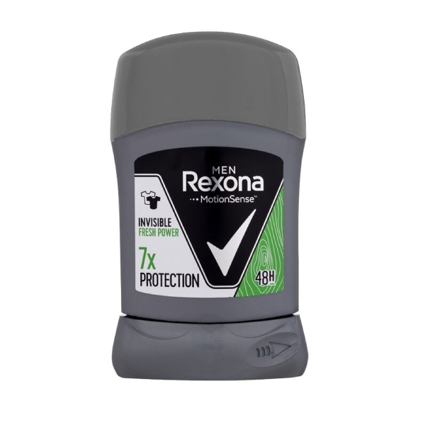 استیک ضد تعریق مردانه 48 ساعته رکسونا مدل invisible fresh power حجم 50 میل