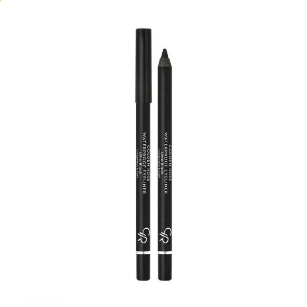 مداد چشم ضدآب و تعریق با ماندگاری بالا گلدن رز مدل Waterproof Eye Liner وزن 3 گرم