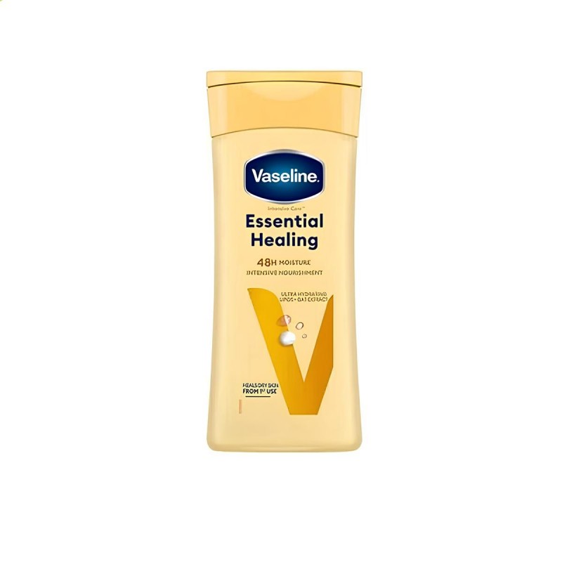 لوسیون بدن مرطوب کننده  وازلین مدل Essential Healing حجم 200 میل