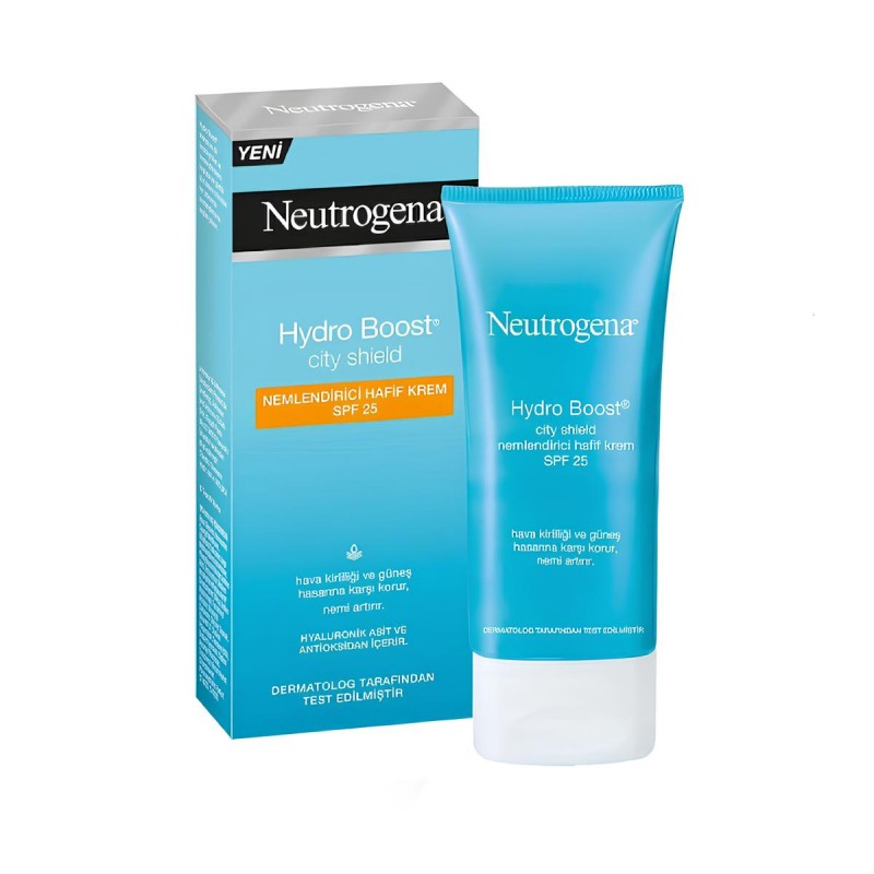 لوسیون مرطوب کننده و ضد آفتاب نوتروژینا با SPF 25 مدل Hydro Boost حجم 50 میل