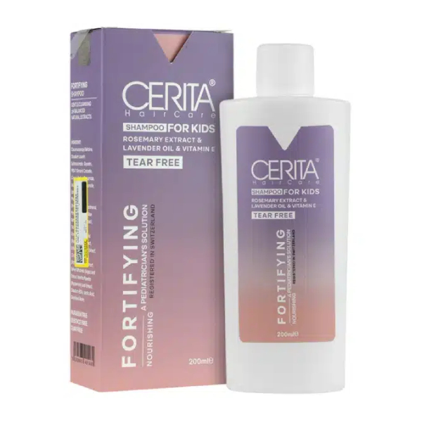 شامپو تقویت‌کننده مو کودکان سریتا مدل Fortifying حجم ۲۰۰ میل