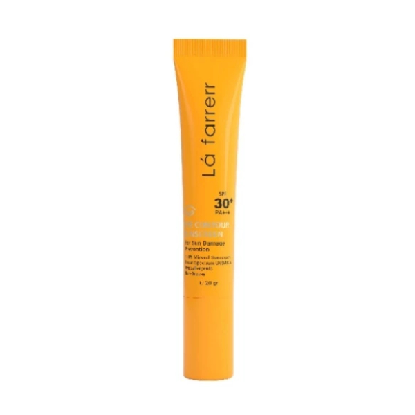 کرم ضد آفتاب دور چشم بدون رنگ مناسب پوست حساس لافارر مدل Mineral SPF 30 حجم ۲۰ میل