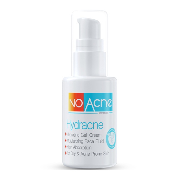 ژل کرم آبرسان مناسب پوست‌های چرب و جوش‌دار نو آکنه مدل Hydracne حجم ۷۰ میل