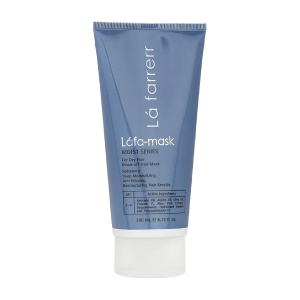ماسک مو رطوبت رسان مناسب موهای خشک و زبر لافارر مدل Moist Series حجم ۲۰۰ میل
