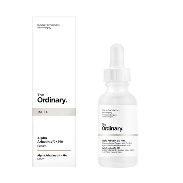 سرم ضد لک و روشن‌کننده حاوی آلفا آربوتین 2% و هیالورونیک اسید اوردینری مدل Alpha Arbutin حجم 30 میل