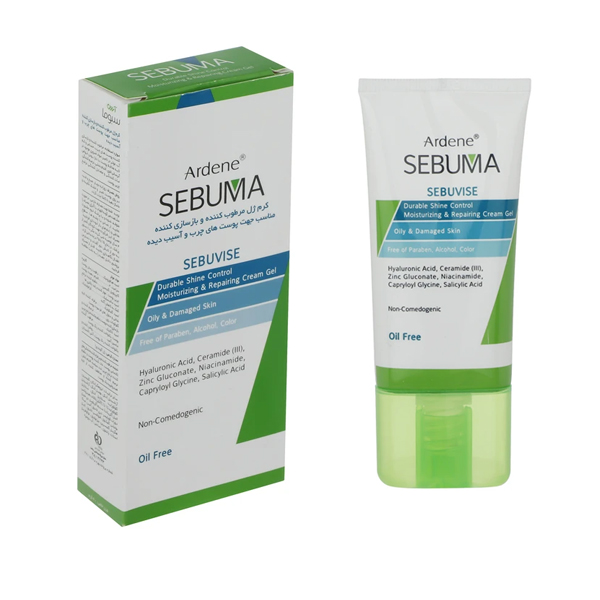 کرم ژل ترمیم‌کننده و بازسازی‌کننده مناسب پوست‌های چرب آبرسان آردن سبوما حجم 40 میلی‌لیتر