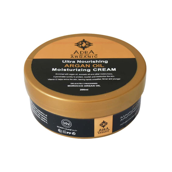 کرم مرطوبکننده و مغذی حاوی روغن آرگان آدرا مدل Argan Oil حجم 200 میل
