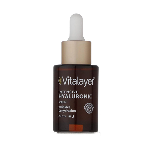 سرم آبرسان و ضد پیری مناسب انواع پوست ویتالیر مدل Intensive Hyaluronic Serum حجم 30 میل