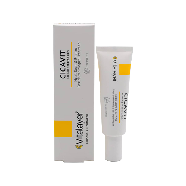 کرم ترمیم‌کننده و ضد التهاب پوست ملتهب و آسیب‌دیده ویتالیر مدل Cicavit حجم 30 میل