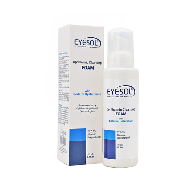 فوم شستشوی پاک‌کننده پلک و مژه ضد التهاب و ضد عفونی کننده آیسول حجم 175 میل