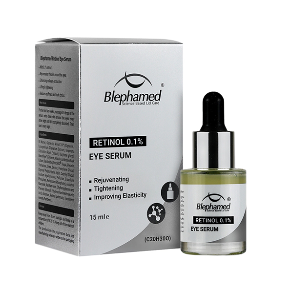 سرم دور چشم ضد چروک و کلاژن ساز 0.1% رتینول بلفامد حجم 15 میل