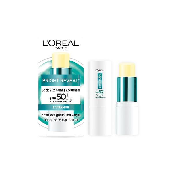 ضد آفتاب استیکی ضد لک حاوی SPF 50+ لورآل مدل Bright Reveal حجم 9 میل