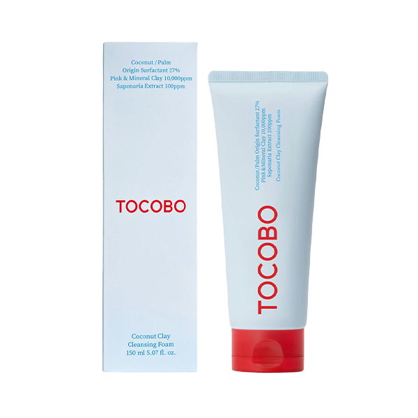 فوم شوینده خاک رس و نارگیل توکوبو مدل Coconut Clay Cleansing Foam حجم 150 میل