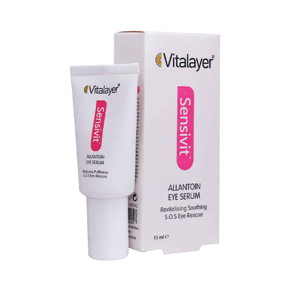سرم دور چشم ضد پف و تیرگی ویتالیر مدل Sensivit حجم 15 میل
