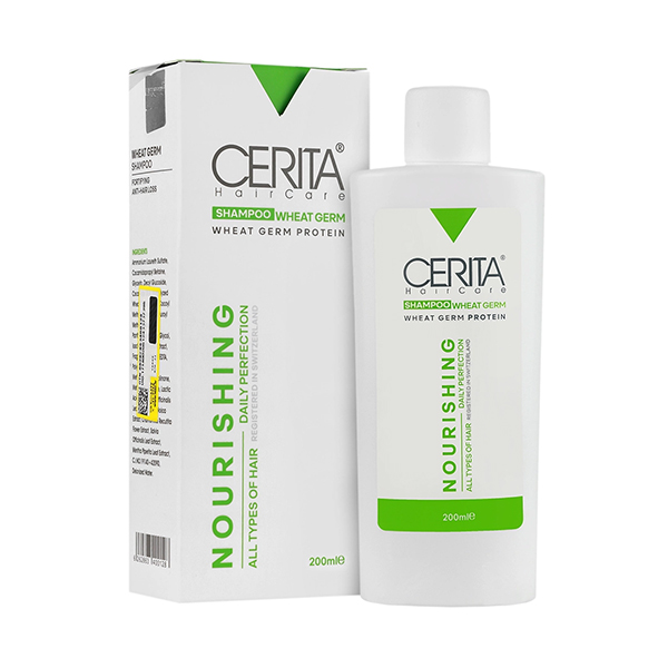شامپو تقویت کننده حاوی پروتئین جوانه گندم سریتا حجم 200 میل