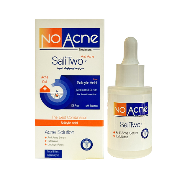سرم ضد جوش لایه‌بردار و پاکسازی‌کننده منافذ نو آکنه حاوی سالیسیلیک اسید ۲٪ مدل Salitwo حجم 30 میل
