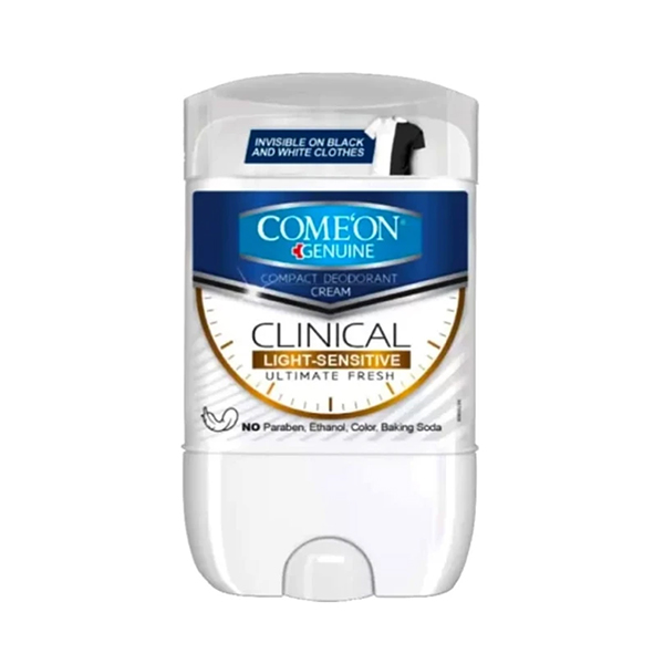 استیک ضد تعریق مردانه ضد لک و حساسیت کامان مخصوص پوست‌های حساس مدل Clinical Light Sensitive حجم 45 میل