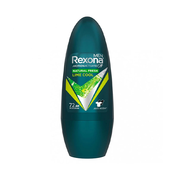 رول ضد تعریق مردانه ۷۲ ساعته ضد لک لباس و خنک‌کننده رکسونا مدل Lime Cool حجم 45 میل