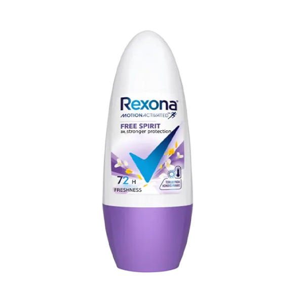 رول ضد تعریق زنانه ۷۲ ساعته با رایحه فرش رکسونا مدل Fresh Spirit حجم 45 میل