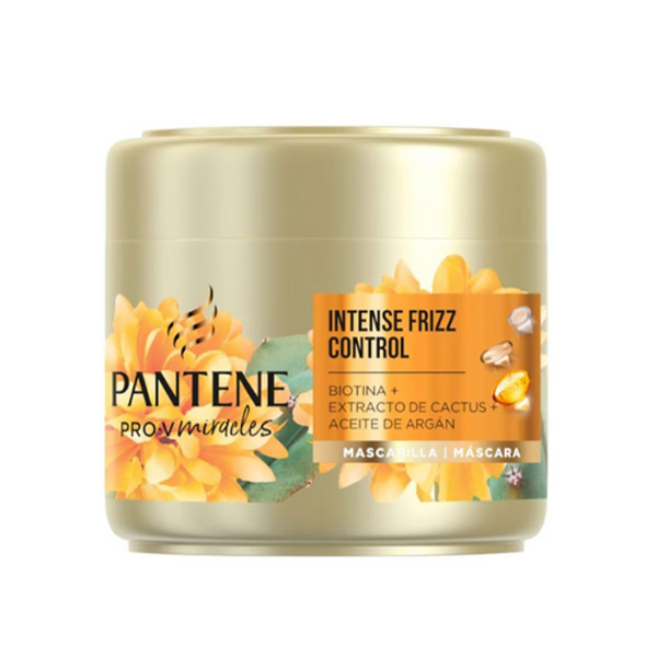 ماسک موی ضد وز قوی و آبرسان پنتن حاوی عصاره کاکتوس و روغن آرگان مدل Intense Frizz Control حجم 300 میل