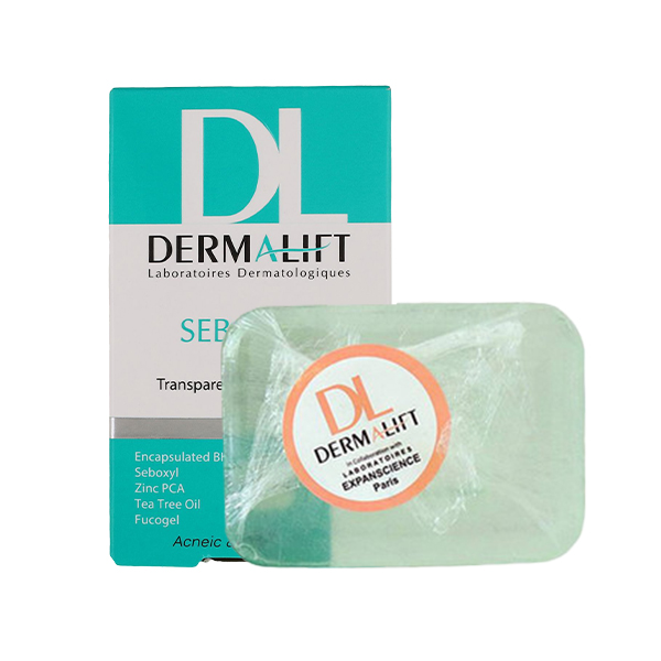 شوینده غیر صابونی (پن) کنترل‌کننده چربی درمالیفت مخصوص پوست‌های چرب و جوشدار مدل Sebolift وزن 100 گرم