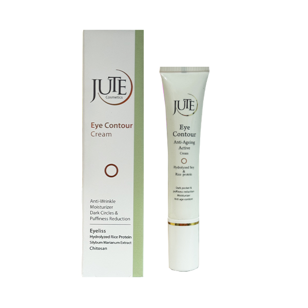 کرم دور چشم ضد چروک و پف ژوت حاوی عصاره چای سبز و کافئین مدل Eye Contour حجم 15 میل