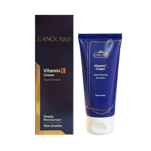 کرم مرطوب کننده ضد چروک لانوکر مناسب پوست خشک حاوی ویتامین E حجم 50 میل