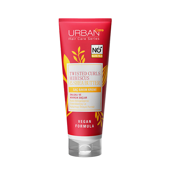 نرم کننده موی فر فاقد سولفات اوربن کر مدل Twisted Curls حاوی هیبیسکوس و شی باتر حجم 250 میل