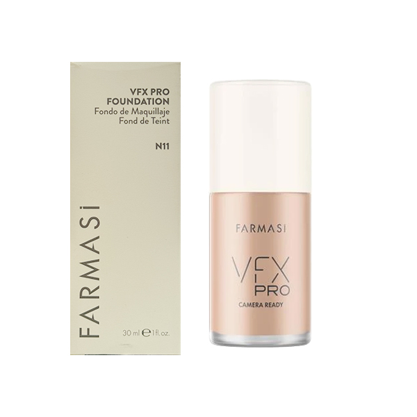 کرم پودر مات کننده با پوشانندگی بالا فارماسی مدل VFX PRO حجم 30 میل