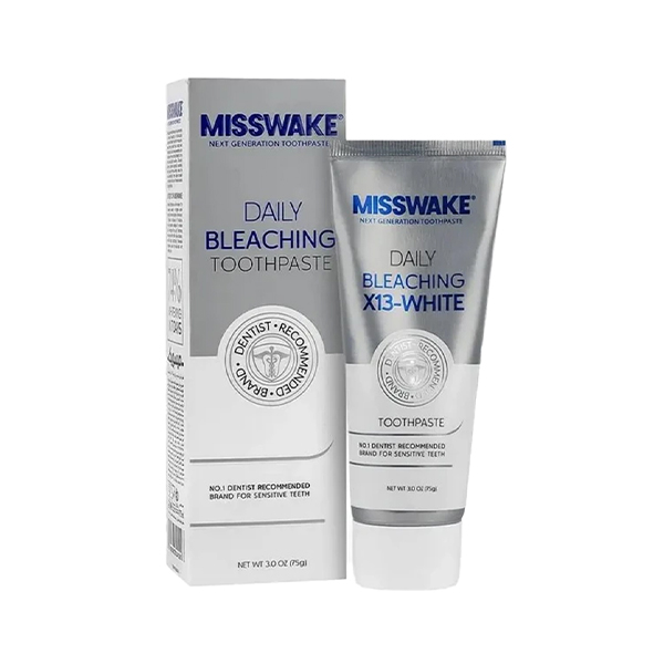 خمیر دندان سفید کننده قوی و ضد لک میسویک مدل Bleaching X13-White حاوی فلوراید حجم ۷۵ میل