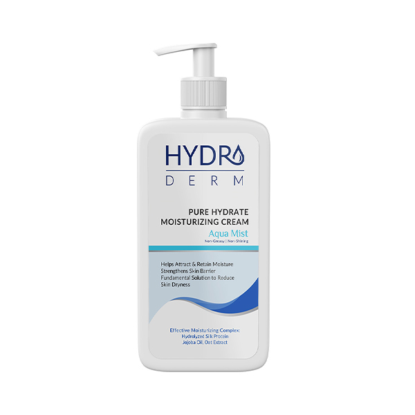 کرم مرطوب و نرم کننده پوست دست و صورت هیدرودرم مدل Aqua Mist حجم 500 میل