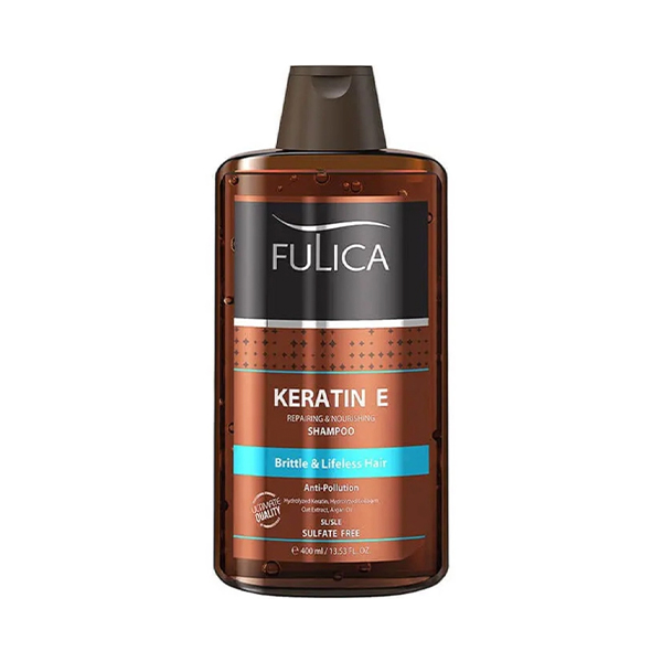 شامپو تقویت کننده و نرم کننده ساقه موی سر فولیکا حاوی کراتین و روغن آرگان وزن 400 گرم