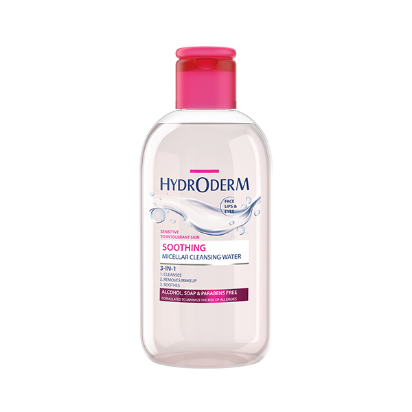 میسلار واتر ۳ در ۱ التیام بخش هیدرودرم حاوی هیالورونیک اسید و عصاره خیار حجم ۲۵۰ میل