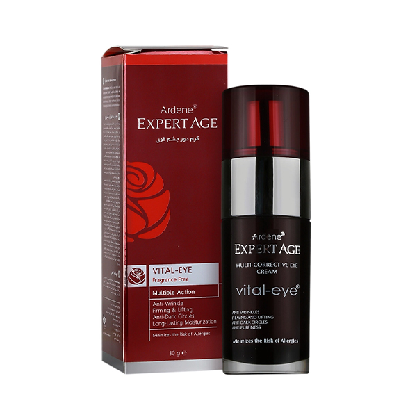 کرم دور چشم قوی ضد چروک و ضد تیرگی آردن اکسپرتیج حاوی پپتید و رتینول حجم ۳۰ میل